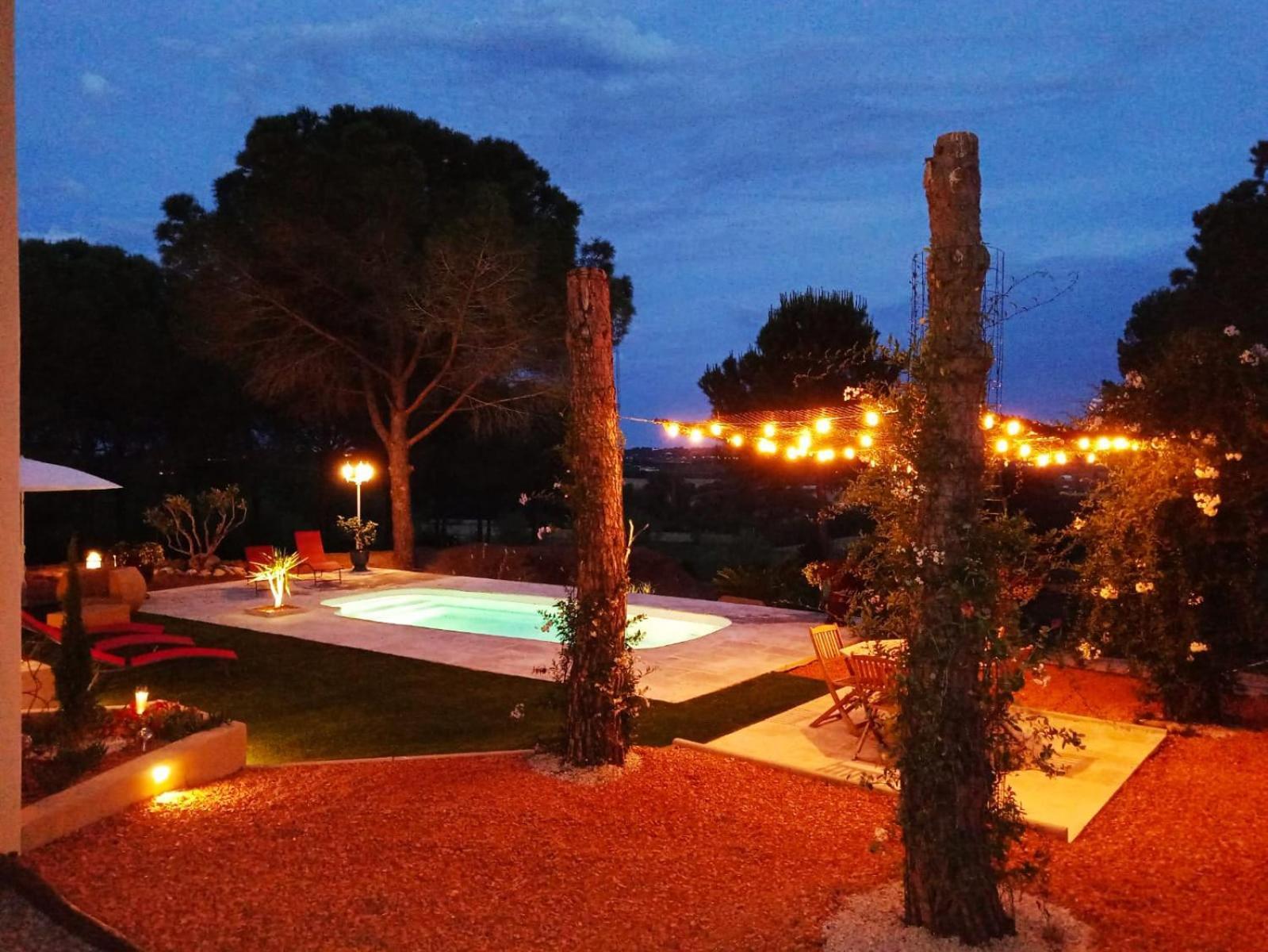 "Le Mas" Les Jardins De Tourneige Maraussan Exterior foto